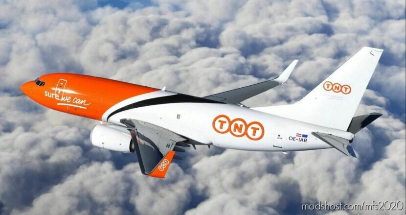 MSFS 2020 8K Livery Mod: TNT (Oe-Iar) Pmdg 737-700Bdsf – 8K (Featured)