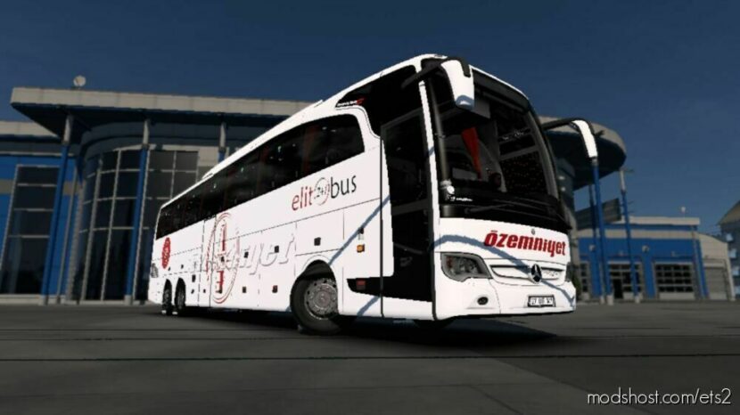 ETS2 Mercedes-Benz Bus Mod: MB Travego SE 17 SHD Özemni̇yet Ski̇n (Featured)