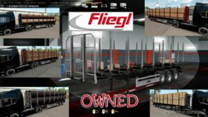 ETS2 Standalone Mod: Ownable LOG Trailer Fliegl V1.0.10 (Featured)