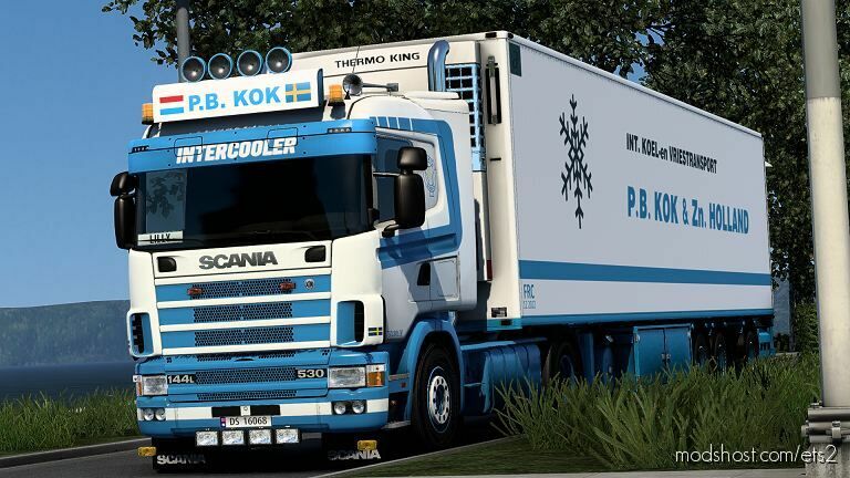 ETS2 RJL Mod: Scania R4 P.B. KOK 144L Skin (Featured)