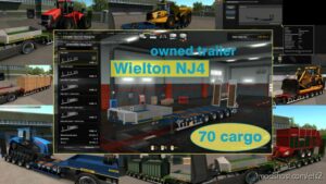 ETS2 Standalone Mod: Ownable Overweight Trailer Wielton NJ4 V1.7.10 (Featured)