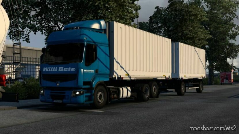 ETS2 Renault Part Mod: Swap Body Addon For Renault T Range/Premium V1.2 (Featured)