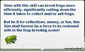 Sims 4 Mod: Frog Breeding Skill (Image #2)