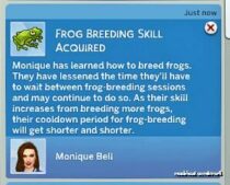 Sims 4 Mod: Frog Breeding Skill (Image #3)