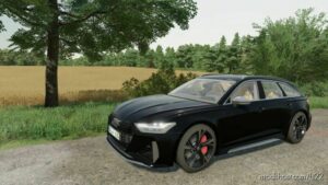 FS22 Audi Car Mod: RS6 Avant 2020 (Image #2)