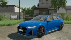 FS22 Audi Car Mod: RS6 Avant 2020 (Image #4)