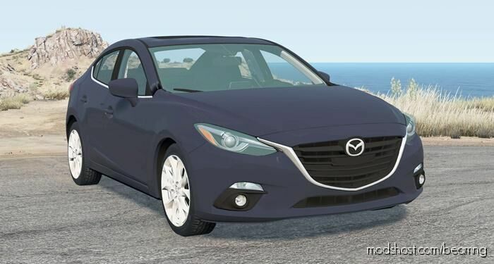 BeamNG Mazda Car Mod: 3 Sedan (BM) 2014 (Featured)