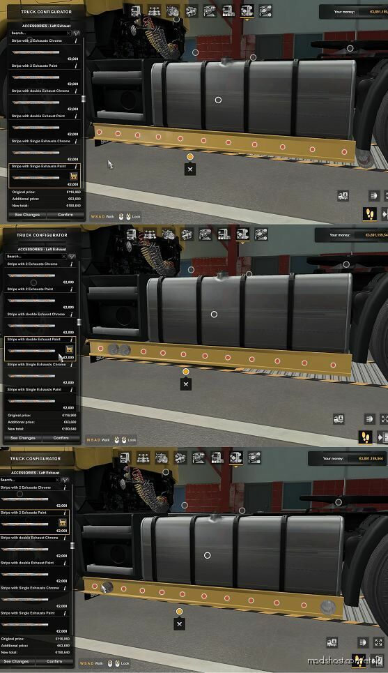 ETS2 RJL Part Mod: Scania RJL R4 Sidestripes (Featured)