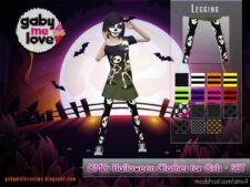 Sims 4 Female Mod: GML's Halloween Clothes for Girls (Image #3)