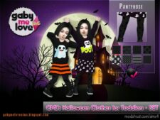 Sims 4 Kid Mod: GML’s Halloween Clothes for Toddlers • SET (Image #5)