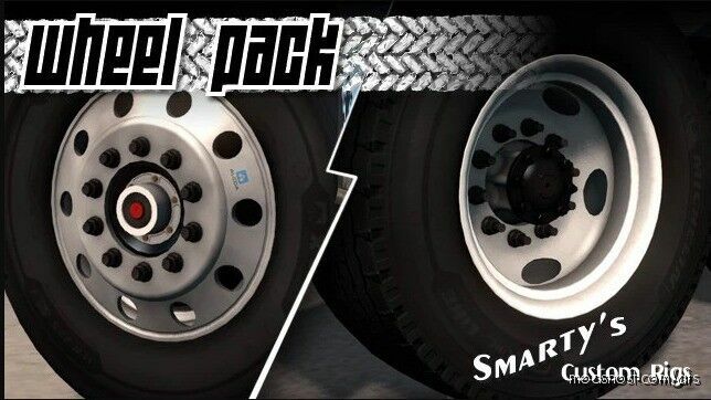 ATS Wheels Part Mod: Smarty’s Wheel Pack V1.7 1.44 (Featured)