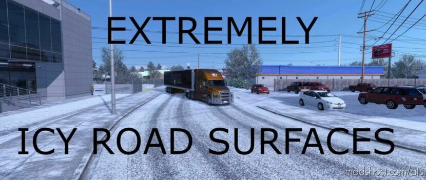 ATS Weather Mod: Extremely Icey Road Surfaces (Featured)