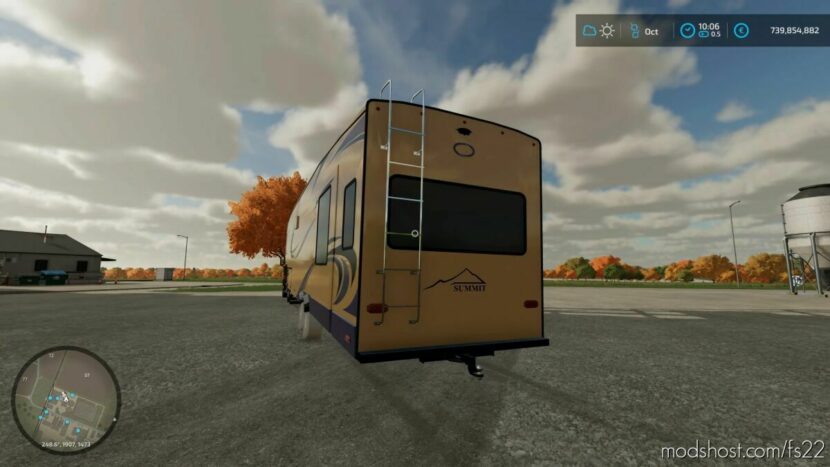 FS22 MAN Trailer Mod: Summit 5TH Wheel Converted (Featured)