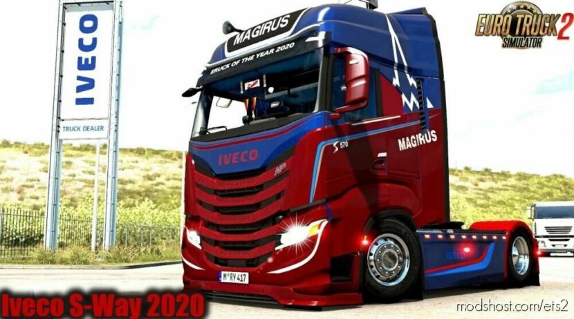 ETS2 Iveco Truck Mod: S-Way 2020 + Interior V5.1 1.44 (Featured)