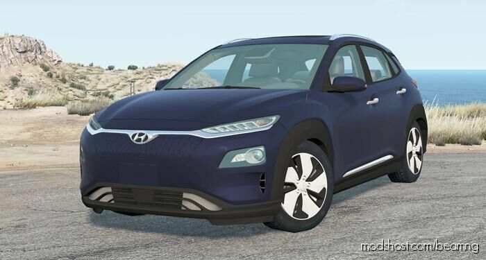 BeamNG Hyundai Car Mod: Kona Electric (OS) 2020 (Featured)