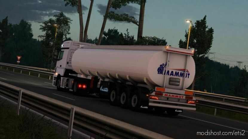 ETS2 Mod: Mammut 3 Axles Tanker Trailer By Aryan (Featured)