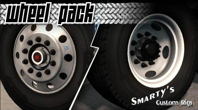 ATS Wheels Part Mod: Smarty’s Wheel Pack V1.7.1 1.44 (Featured)