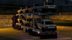 ETS2 Trailer Mod: Transport CAR Iranian V2 (Image #2)