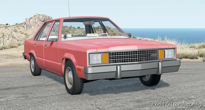 BeamNG Ford Car Mod: Fairmont 4-Door Sedan (92 54B) 1978 (Featured)