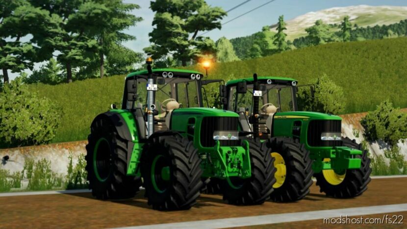 FS22 John Deere Tractor Mod: 6030 Premium 6CYL Series (Featured)