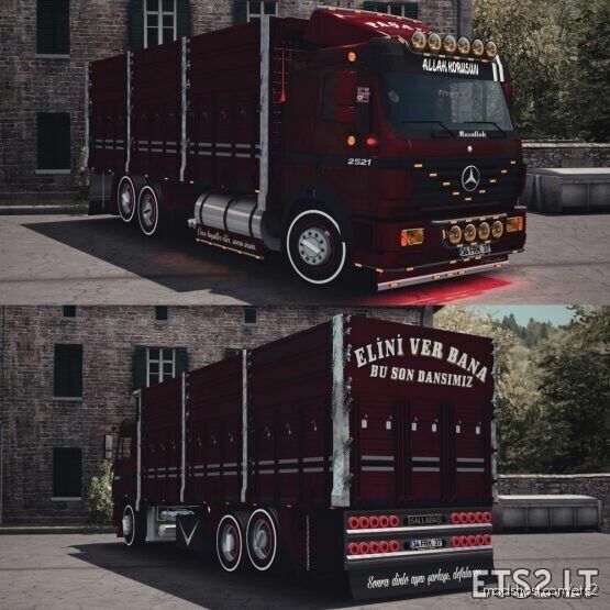 ETS2 Mercedes-Benz Truck Mod: 2521 1.44 (Featured)