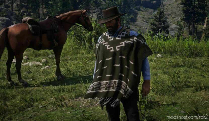 RDR2 Mod: The MAN With NO Name Poncho (Featured)