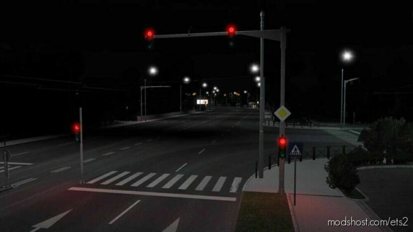 ETS2 Realistic Mod: Street Lamps 1.44 (Featured)