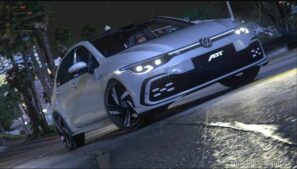 GTA 5 Volkswagen Vehicle Mod: Golf R MK8 2021 ABT Edition Add-On / Fivem (Image #4)