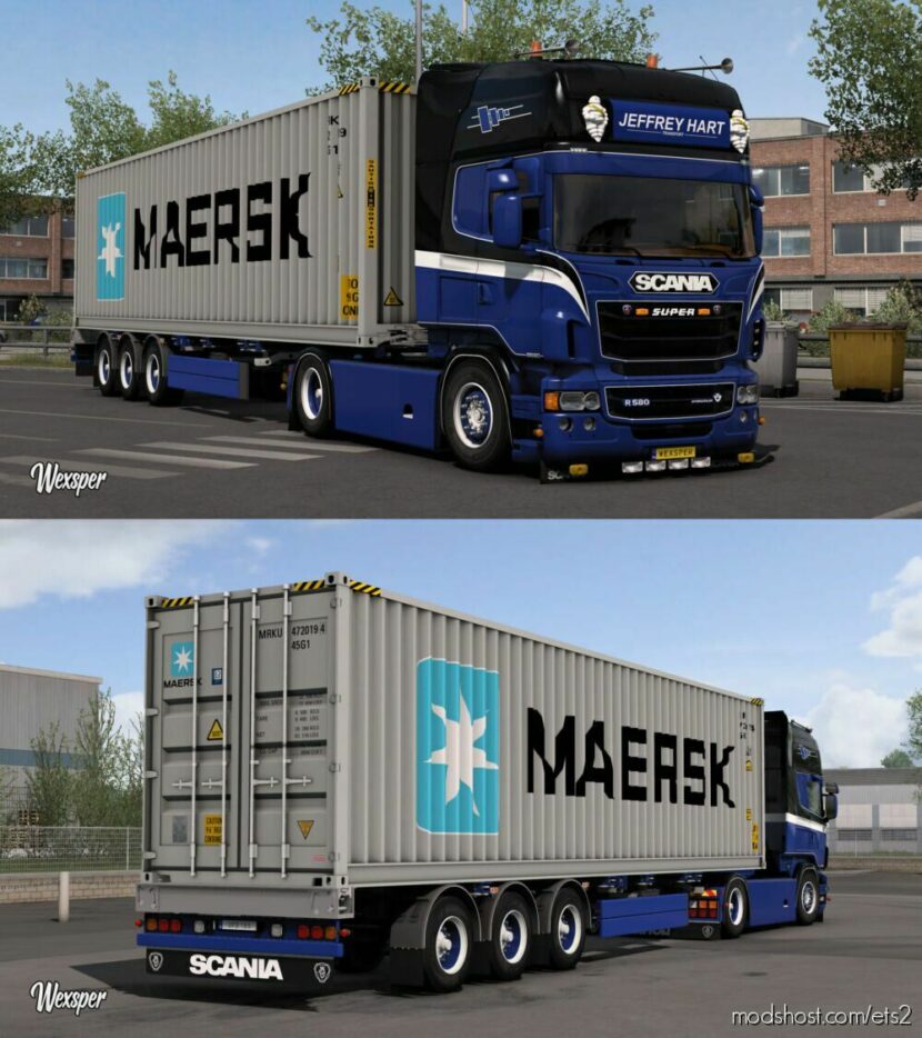 ETS2 Scania Mod: RJL Jeffrey Hart Skin Pack By Wexsper (Update) (Featured)