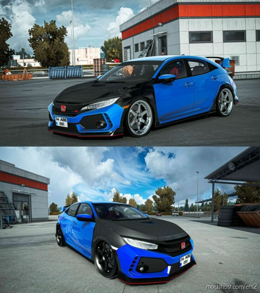 ETS2 Honda Car Mod: Civictype R FK8 (Featured)