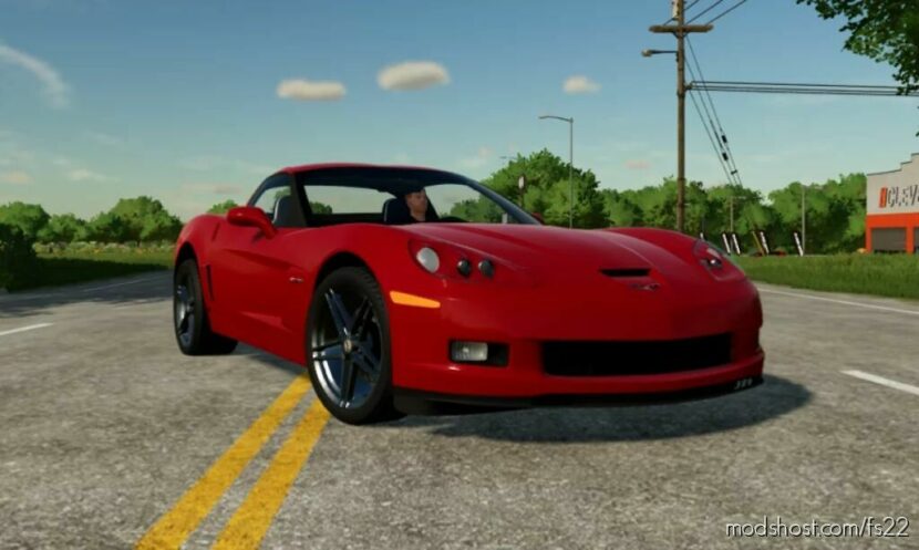 FS22 Car Mod: 2006 Corvette Z06 (Featured)