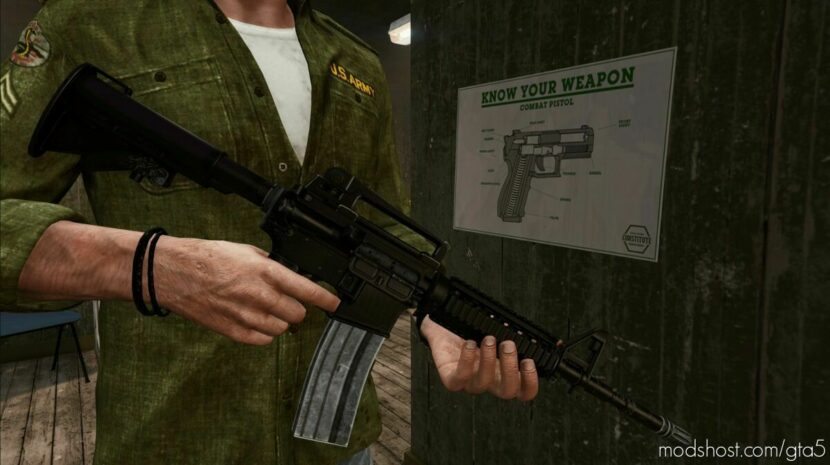 GTA 5 Weapon Mod: INS2 Colt M4A1 (Featured)