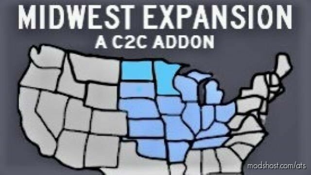 ATS Map Mod: MIDWEST EXPANSION V0.169 1.44 (Featured)