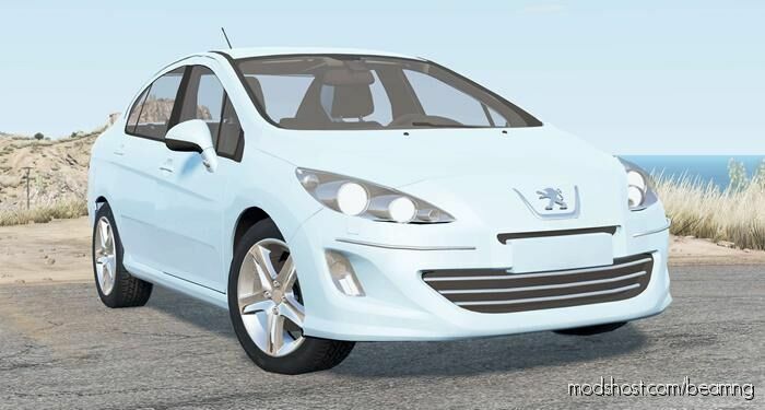 BeamNG Peugeot Car Mod: 408 2012 (Featured)