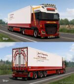 ETS2 DAF Mod: XF Euro 6 JAN C. Swijnenburg Skin Pack By Wexsper (Update) (Image #2)