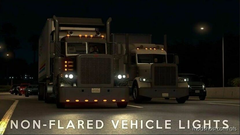 ATS Part Mod: Non-Flared Vehicle Lights V5.1 1.44 (Featured)