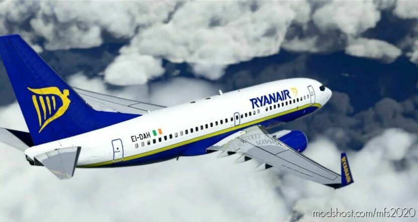 MSFS 2020 Ryanair Livery Mod: Pmdg 737-700 Ryanair OLD Scheme (Featured)