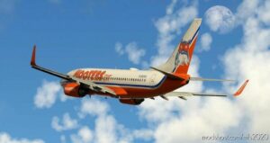 MSFS 2020 8K Livery Mod: Hooters AIR 8K – Pmdg 737-700 (Image #2)