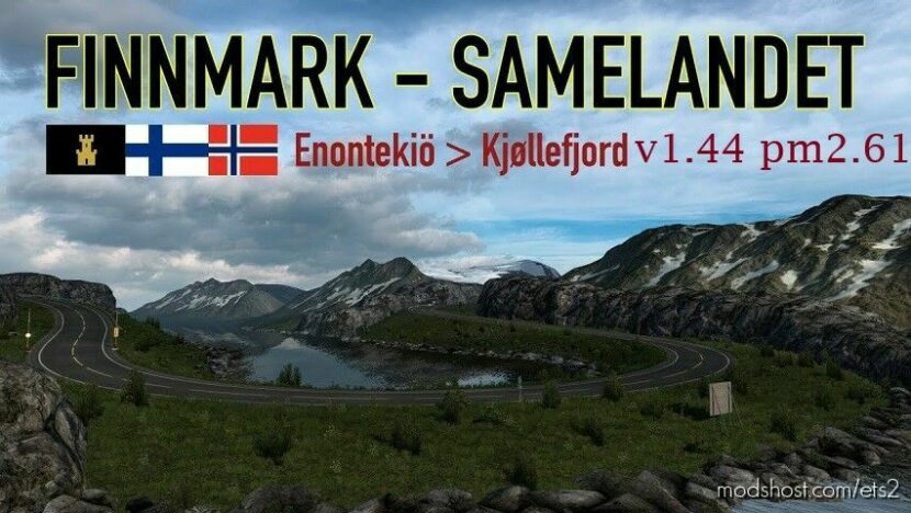 ETS2 Map Mod: FINNMARK SALTFJELLET PM ADDON V2.61 1.44 (Featured)