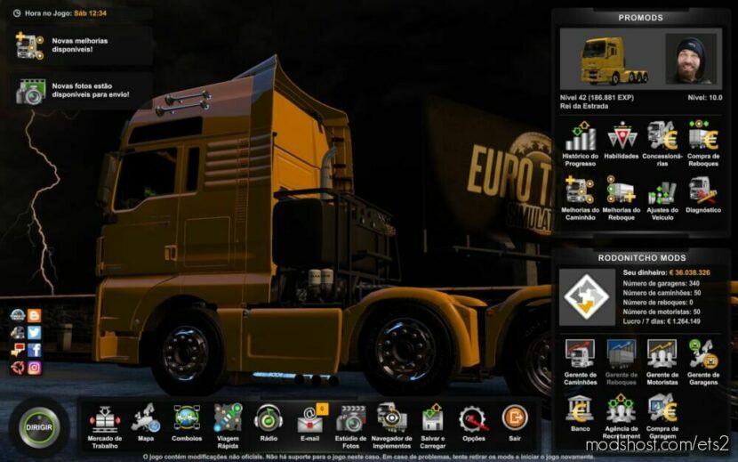 ETS2 ProMods Save Mod: Profile Promods 2.61 1.44 (Featured)