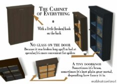 Sims 4 Object Mod: The Cabinet Of Everythings (Image #3)