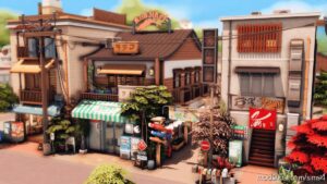 Sims 4 House Mod: Tokyo BAR And Karaoke – NO CC (Featured)