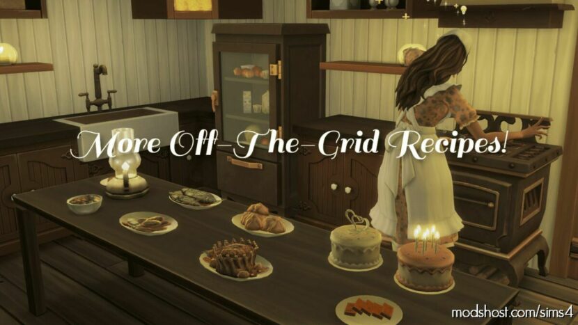 Sims 4 Mod: More Off-The-Grid Recipe Options (Featured)