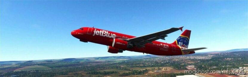 MSFS 2020 Livery Mod: Jetblue Bravest (Featured)