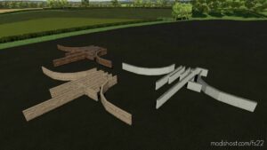 FS22 Object Mod: Stone Wall Pack (Prefab) (Featured)