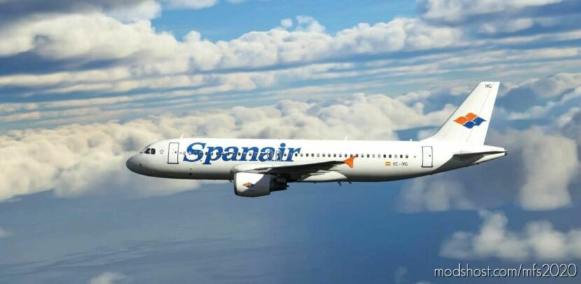 MSFS 2020 A320 Livery Mod: Fenix A320 | Spanair Ec-Iyg 8K (Featured)