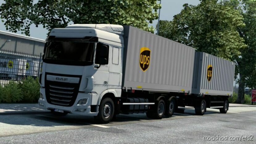 ETS2 DAF Part Mod: Swap Body Addon For DAF XF E6 By Schumi V1.1 (Featured)