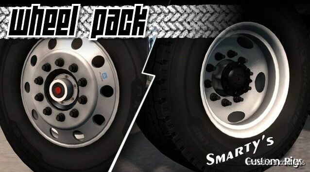 ATS Wheels Part Mod: Smarty’s Wheel Pack V1.8 1.44 (Featured)