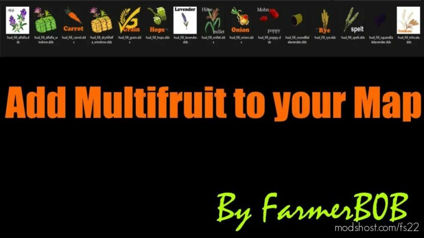 FS22 Object Mod: Farmerb0B’s Multifruit Pack (Featured)