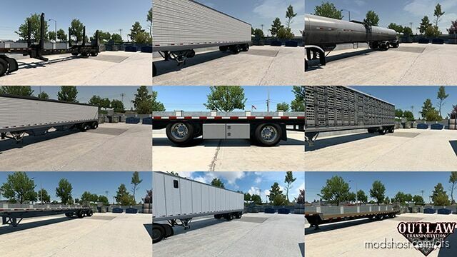 ATS Mod: LIFTABLE SPREAD AXLES V1.0 (Featured)